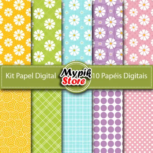 Papel Digital Floral - 46
