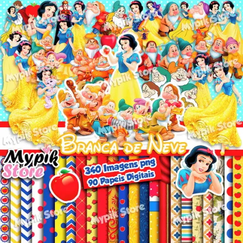 Super Kit Digital Branca de Neve e os Sete Anões