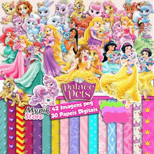 Super Kit Digital Disney Princesas Palace Pets