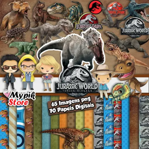 Super Kit Digital Jurassic Park - Parque dos Dinossauros
