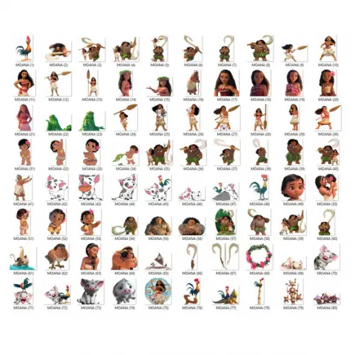 Super Kit Digital Moana Coleção Vol.2