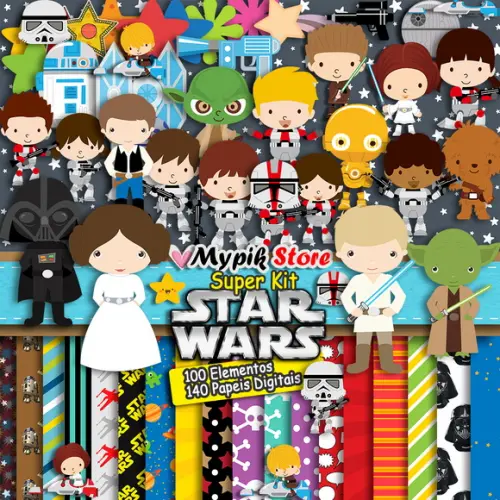 Super Kit Digital Star Wars Completo