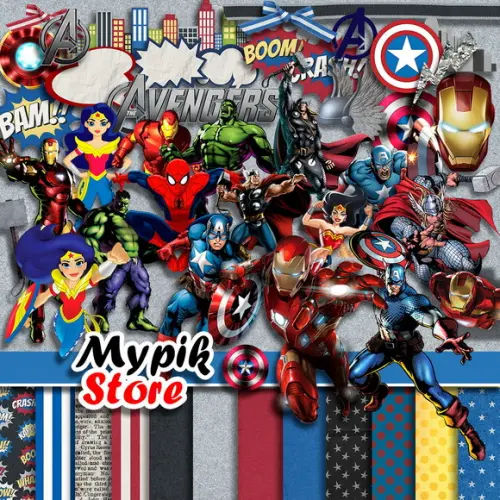 Super Kit Digital Vingadores Marvel
