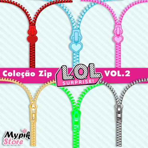 Super Kit Digital Ziper LOL Surprise - Scrapbook