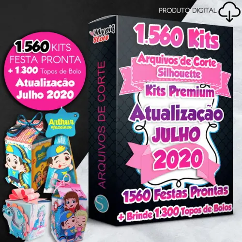 Super Pack Digital Arquivos de Recorte para Silhouette