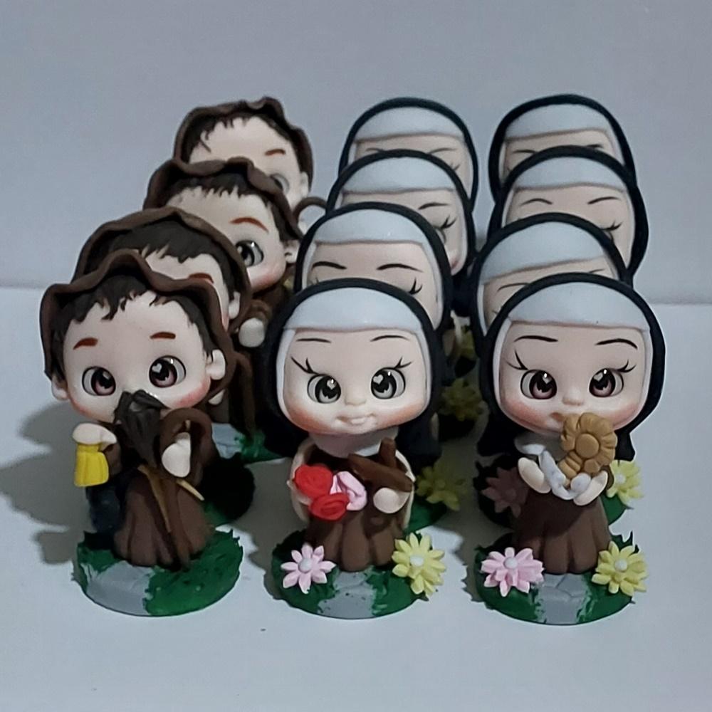 Santinhos de biscuit/Satinhos católico.