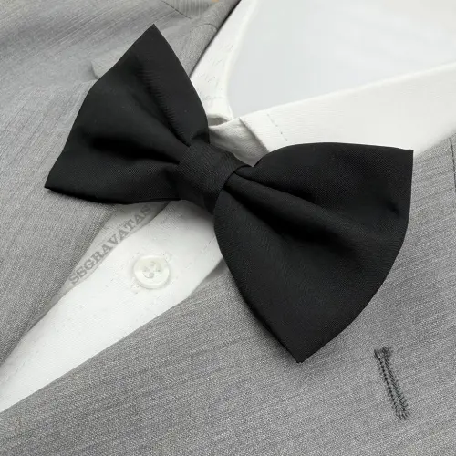 Gravata Borboleta Preta Fosca Adulto Ba543