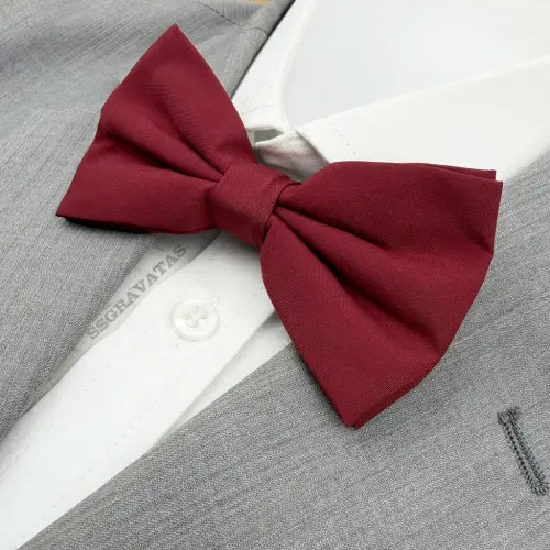 Gravata Borboleta Marsala Fosca Adulto Ba547