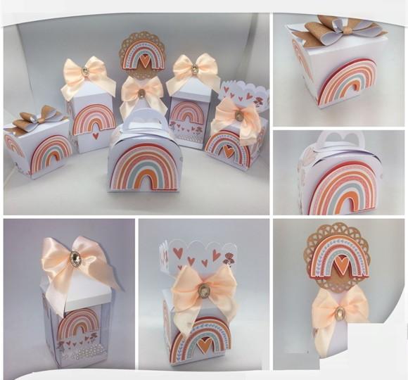 Arquivo de Corte Arco Iris Boho 7 (compre 1 Leve+5