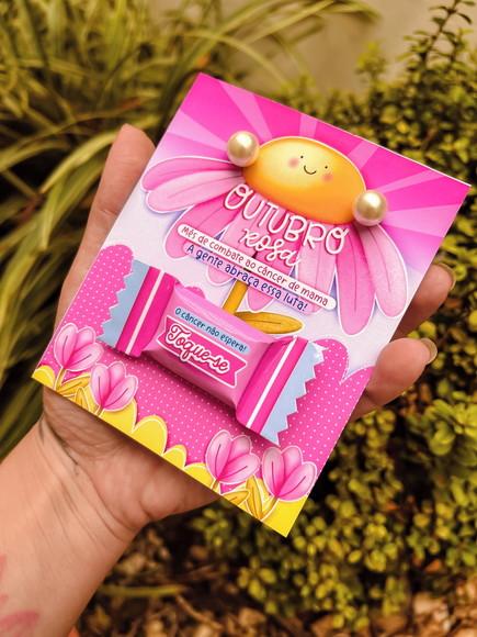 Arquivo de Corte Balinha + Card Outubro Rosa