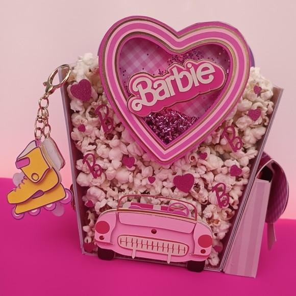 Arquivo de Corte Bolsa Pipoca Barbie ( Compre 1 Leve+5