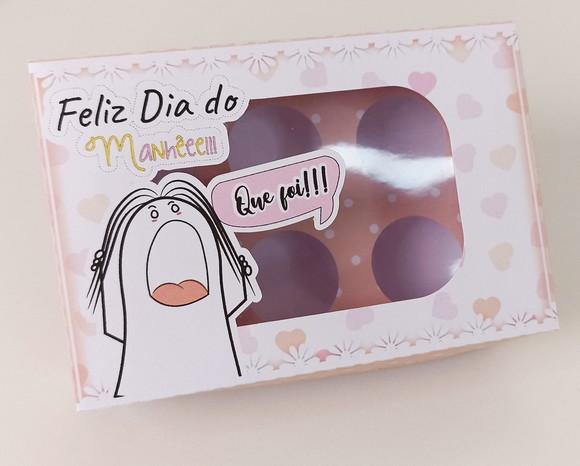 Arquivo de Corte Caixa 6 Doces Flork Mãe (compre 1 Leve+5