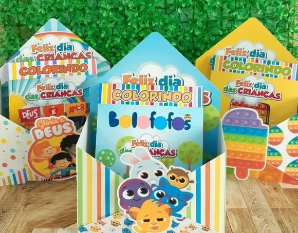 Arquivo de Corte Caixa Envelope Crianças (compre 1 Leve+2
