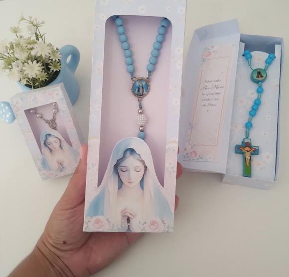 Arquivo de Corte Caixa Terço Virgem Maria (compre 1 Lev+5
