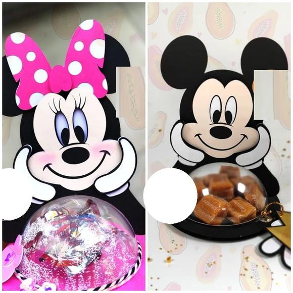 Arquivo de Corte Centro de Mesa Minnie e Mickey(compre 1 Lv+