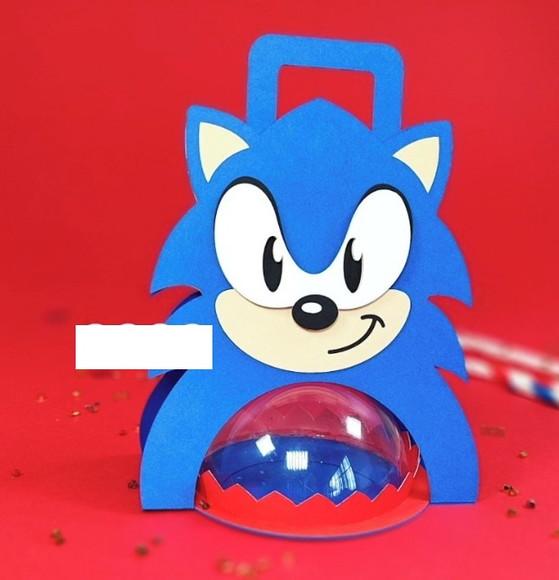Arquivo de Corte Centro de Mesa Sonic (compre 1 Lev+10