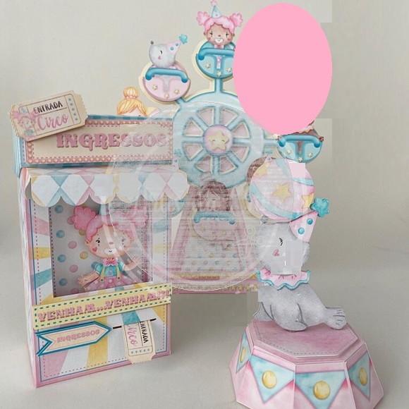 Arquivo de Corte Circo Rosa 88 ( Compre 1 e Leve+5