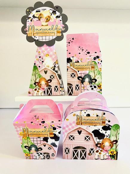 Arquivo de Corte Fazendinha Aquarela Menina (compre 1 Lev+5