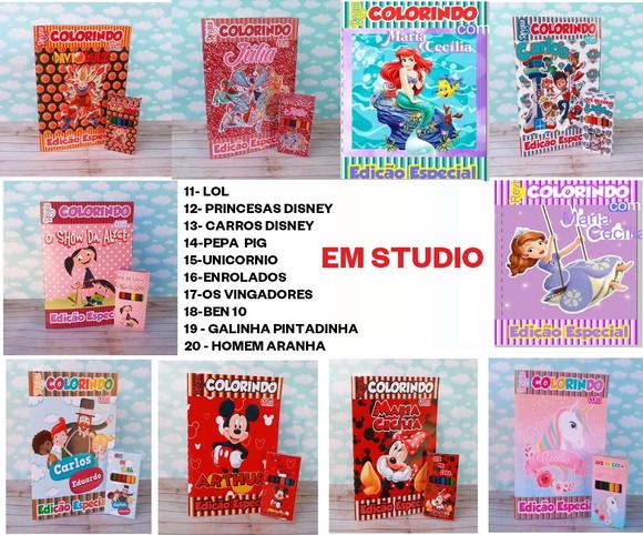 Arquivo de Corte Livrinho de Colorir 02 (compre 1 Leve+10