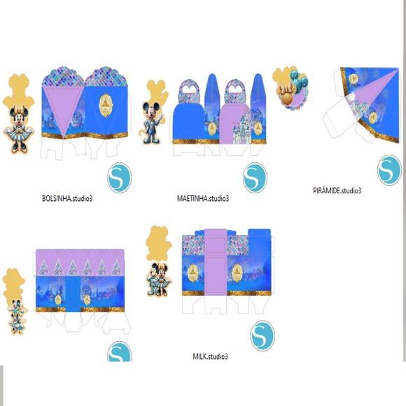 Arquivo de Corte Mickey Disney 50 Anos 2 (compre 1 Lev+5