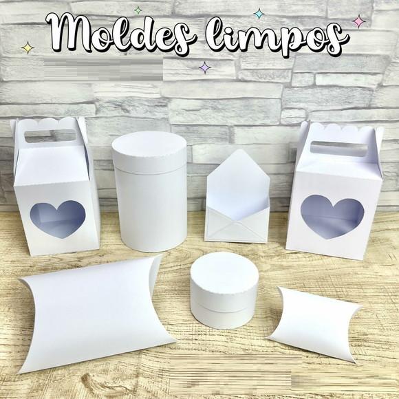 Arquivo de Corte Moldes Limpo Caixas 15 (compre 1 Lev+5