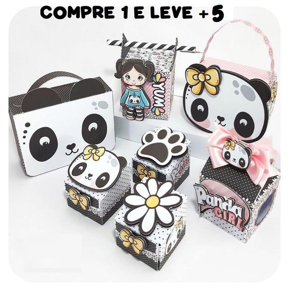 Arquivo de Corte Panda Girl 23 ( Compre 1 e Leve +5