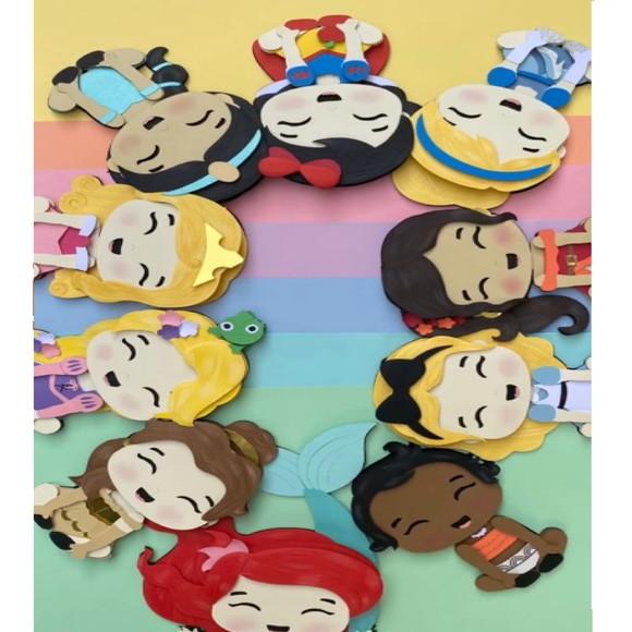 Arquivo de Corte Princesas Baby Clipart Camada
