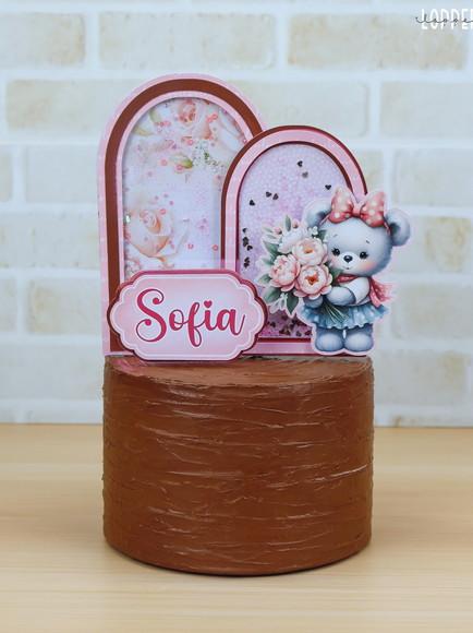 Arquivo de Corte Ursinha Rosa 36- compre 1 e Leve+5