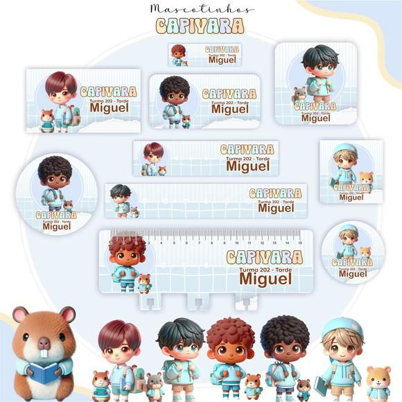 Arquivo de Corte Volta as Aulas Capivara 4- compre 1 e Leve+5