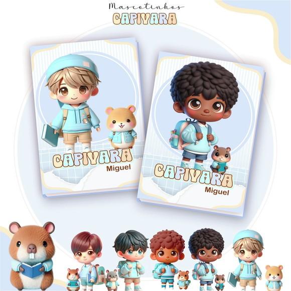 Arquivo de Corte Volta as Aulas Capivara 4- compre 1 e Leve+5