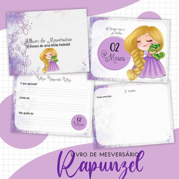 Arquivo Encadernação Rapunzel