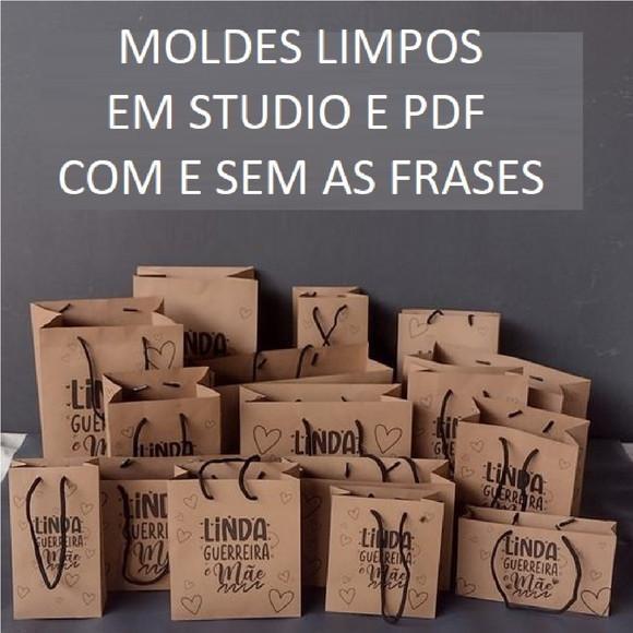 Arquivo de Corte Sacolas 27 - compre 1 e Leve+5