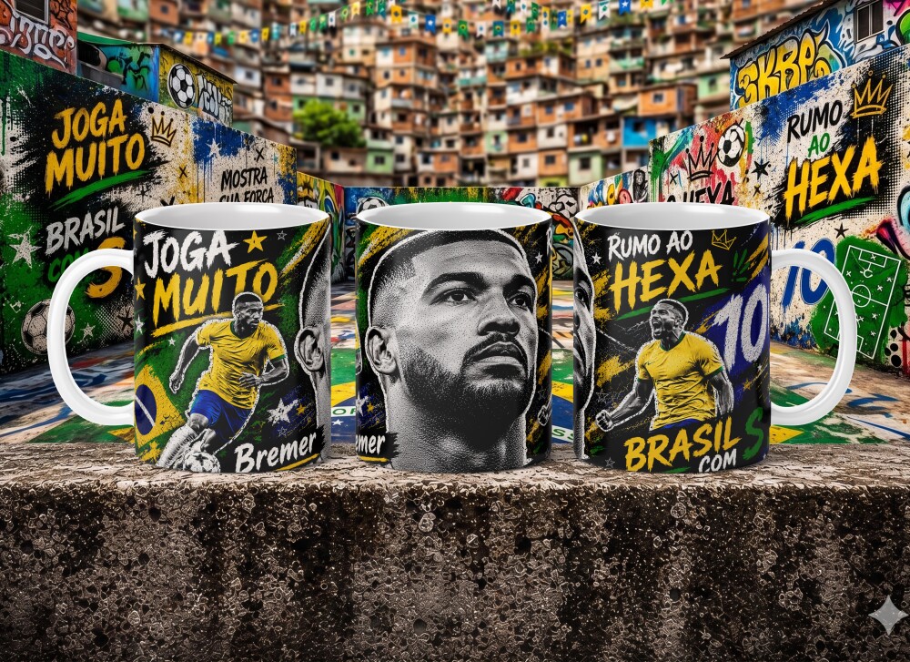 Arquivo para sublimação Arte Caneca Copa 26 - compre 1 e Leve+5