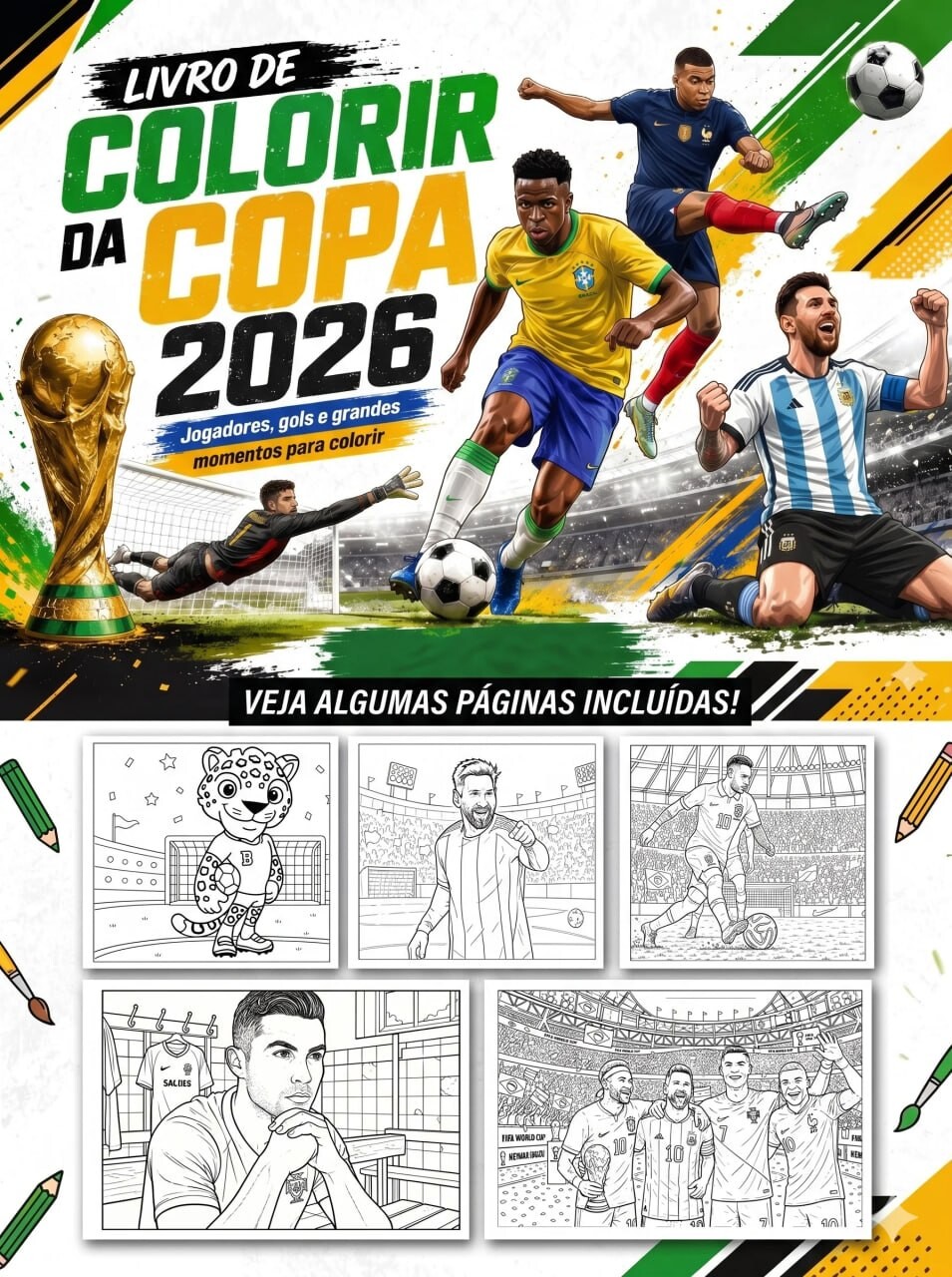Arquivo de Cote LIVRO DE COLORIR DA COPA 2026 - compre 1 e Leve+5
