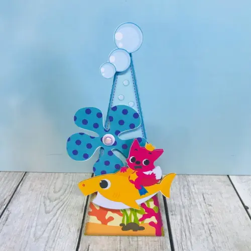Arquivo de Corte Baby Shark Rosa 55