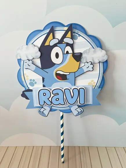 Arquivo de Corte Bluey Dogs Azul (compre 1 Lev+5
