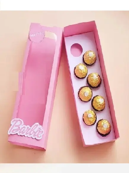 Arquivo de Corte Caixa Barbie Docinho (compre 1 Lev+10