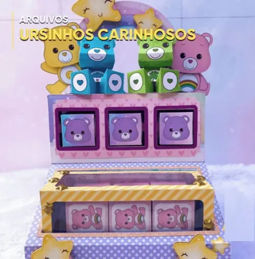 Arquivo de Corte Caixa Ursinhos Carinhosos (compre 1 Lev+5