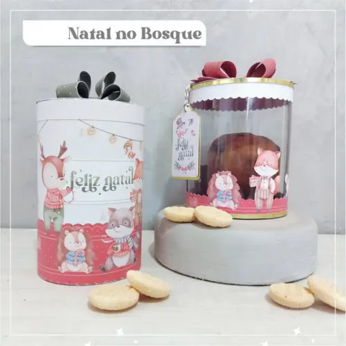 Arquivo de Corte Caixas Natal Bosque ( Compre 1 Leve+5