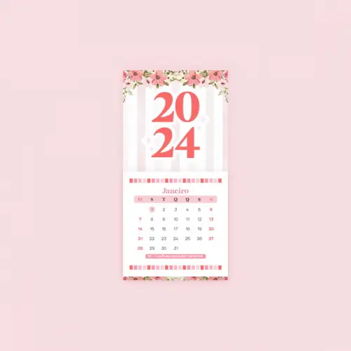 Arquivo de Corte Calendário 2024 - 2(compre 1 e Leve+5