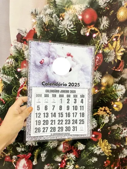 Arquivo de Corte Calendário Folhinha Grande (compre 1 Lve+5