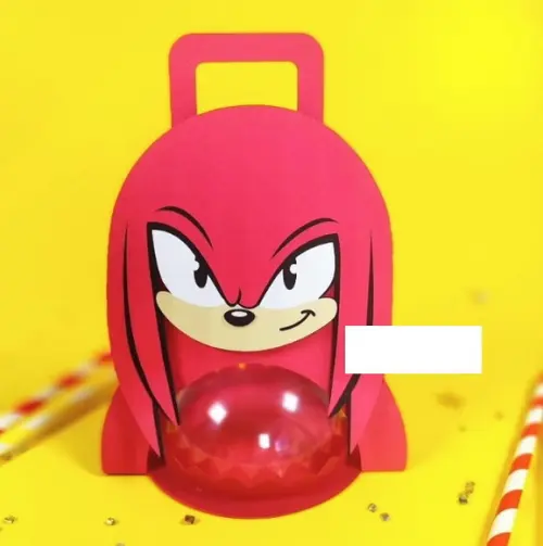 Arquivo de Corte Centro de Mesa Sonic (compre 1 Lev+10