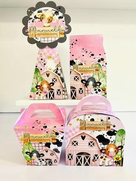 Arquivo de Corte Fazendinha Aquarela Menina (compre 1 Lev+5