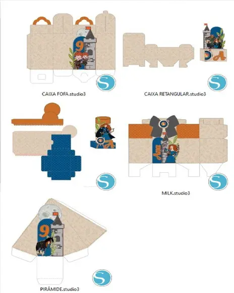 Arquivo de Corte Merida 2 (compre 1 Lev+11