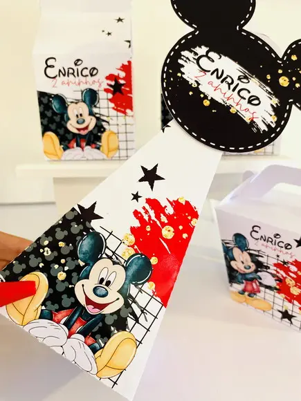 Arquivo de Corte Mickey Aquarela 25 (compre 1 Lev+10
