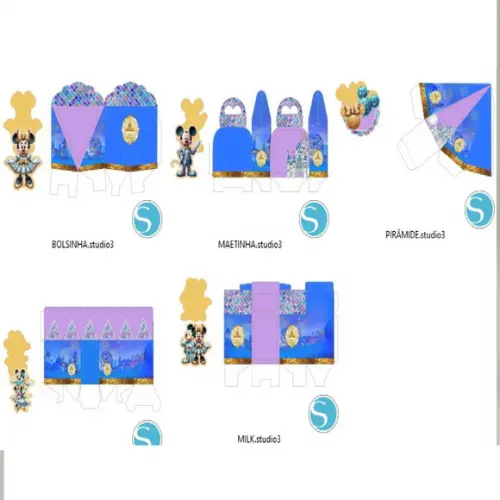 Arquivo de Corte Mickey Disney 50 Anos 2 (compre 1 Lev+5