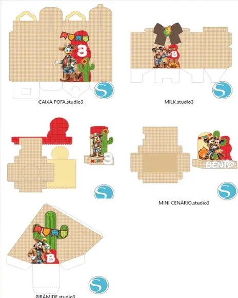 Arquivo de Corte Mickey e Minnie São João (compre 1 Lev+5