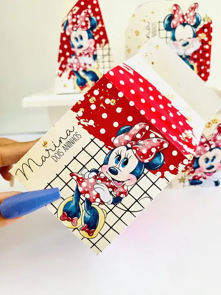 Arquivo de Corte Minnie Aquarela 25 (compre 1 Lev+10