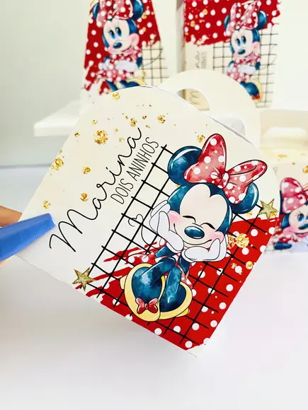 Arquivo de Corte Minnie Aquarela 25 (compre 1 Lev+10