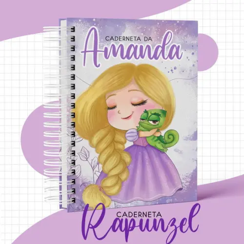 Arquivo Encadernação Rapunzel